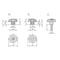Kipp Star Grips steel parts stainless similar to DIN 6336, Style D, metric K0154.505 - alternate 3